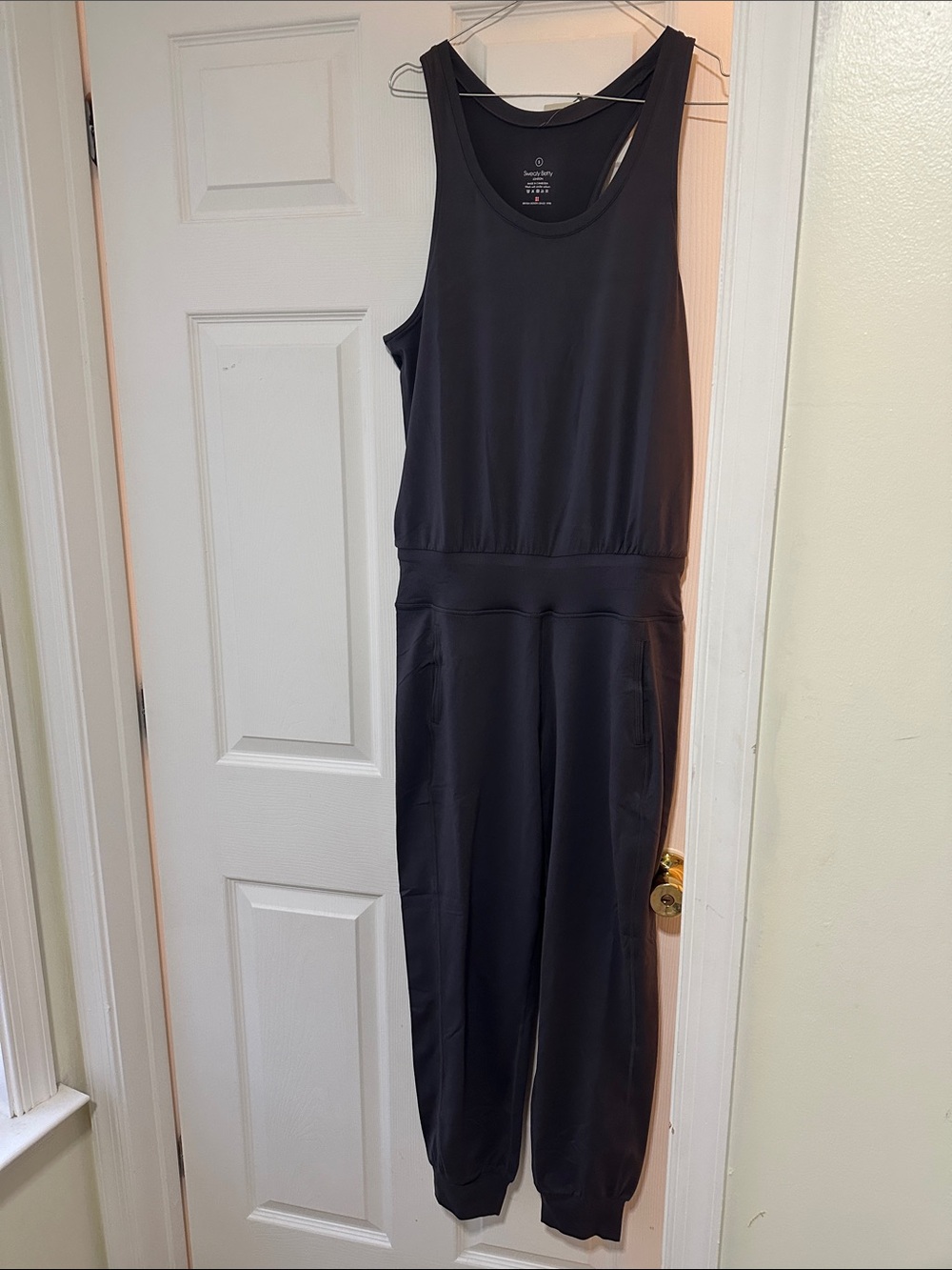 Sweaty Betty Studio Jumpsuit in Urban Grey